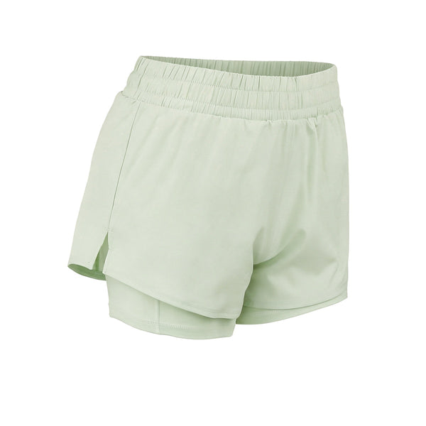 Short Con Calza Atomik De Entrenamiento Smooth Mujer Verde