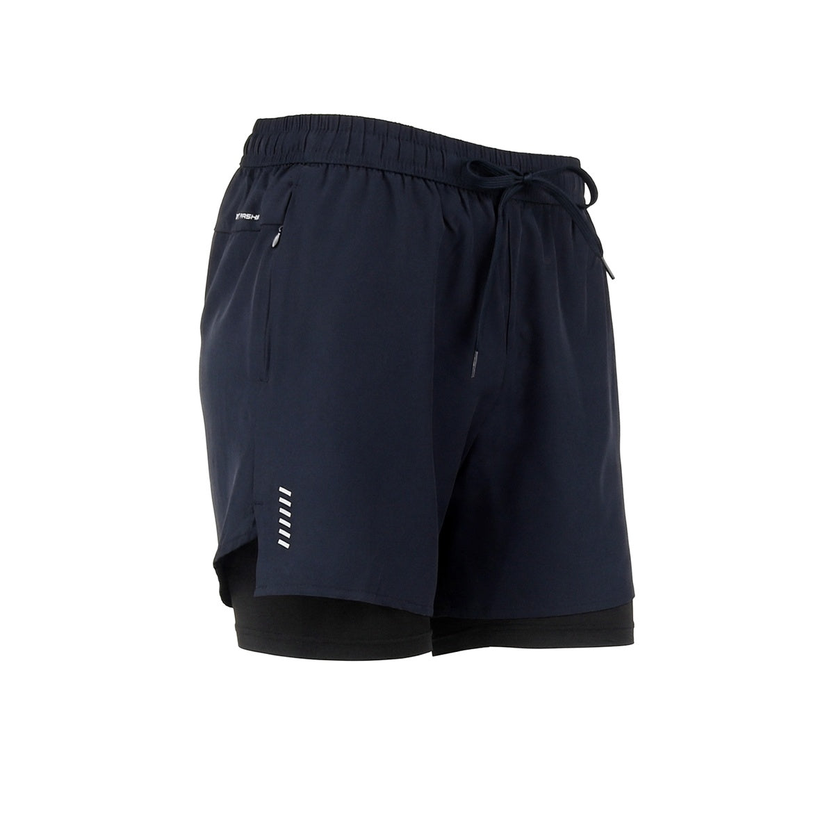 Short Con Calza De Running Azul