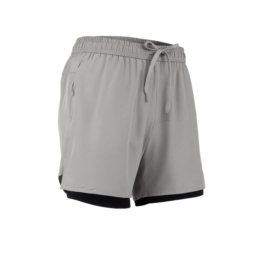 Short Con Calza De Running Gris
