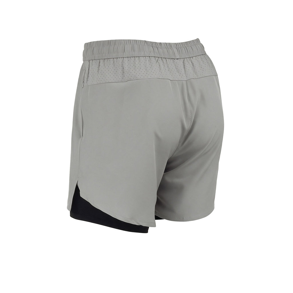 Short Con Calza De Running Gris
