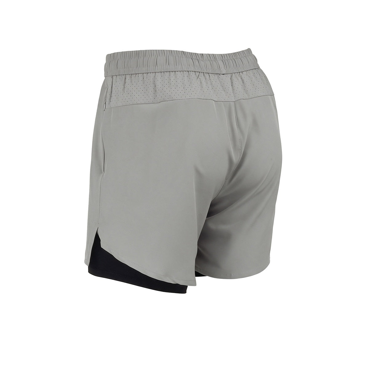 Short Con Calza De Running Gris