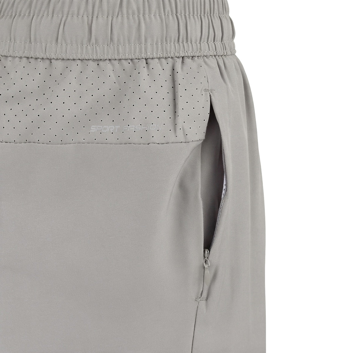 Short Con Calza De Running Gris