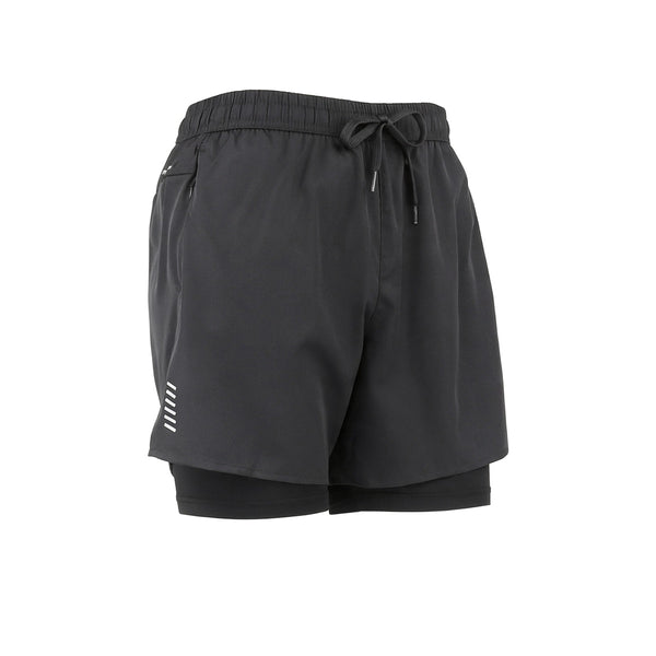 Short Con Calza De Running Gris