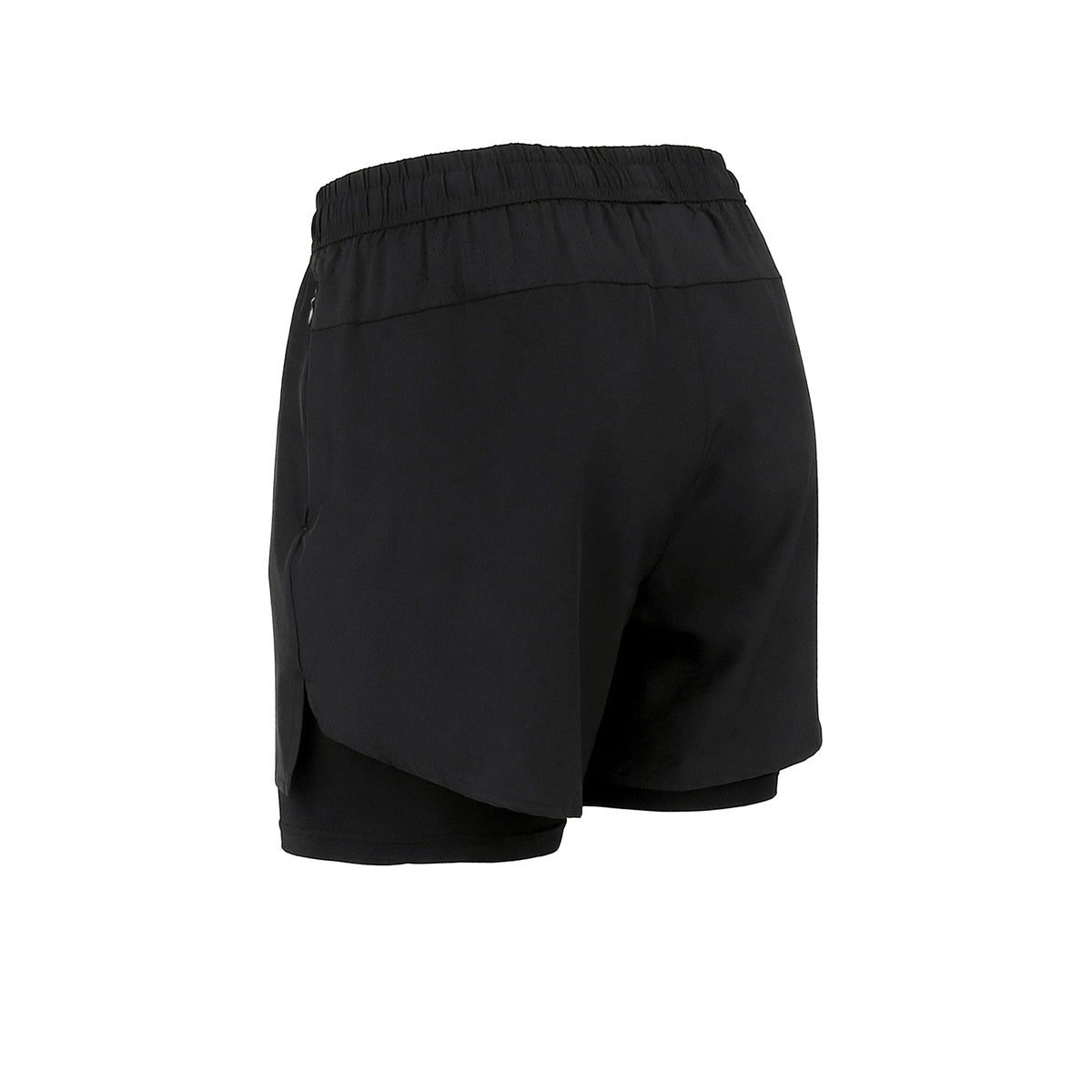 Short Con Calza De Running Negro