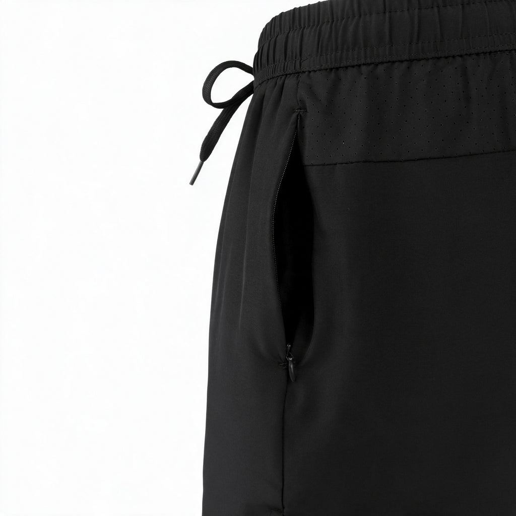 Short Con Calza De Running Negro