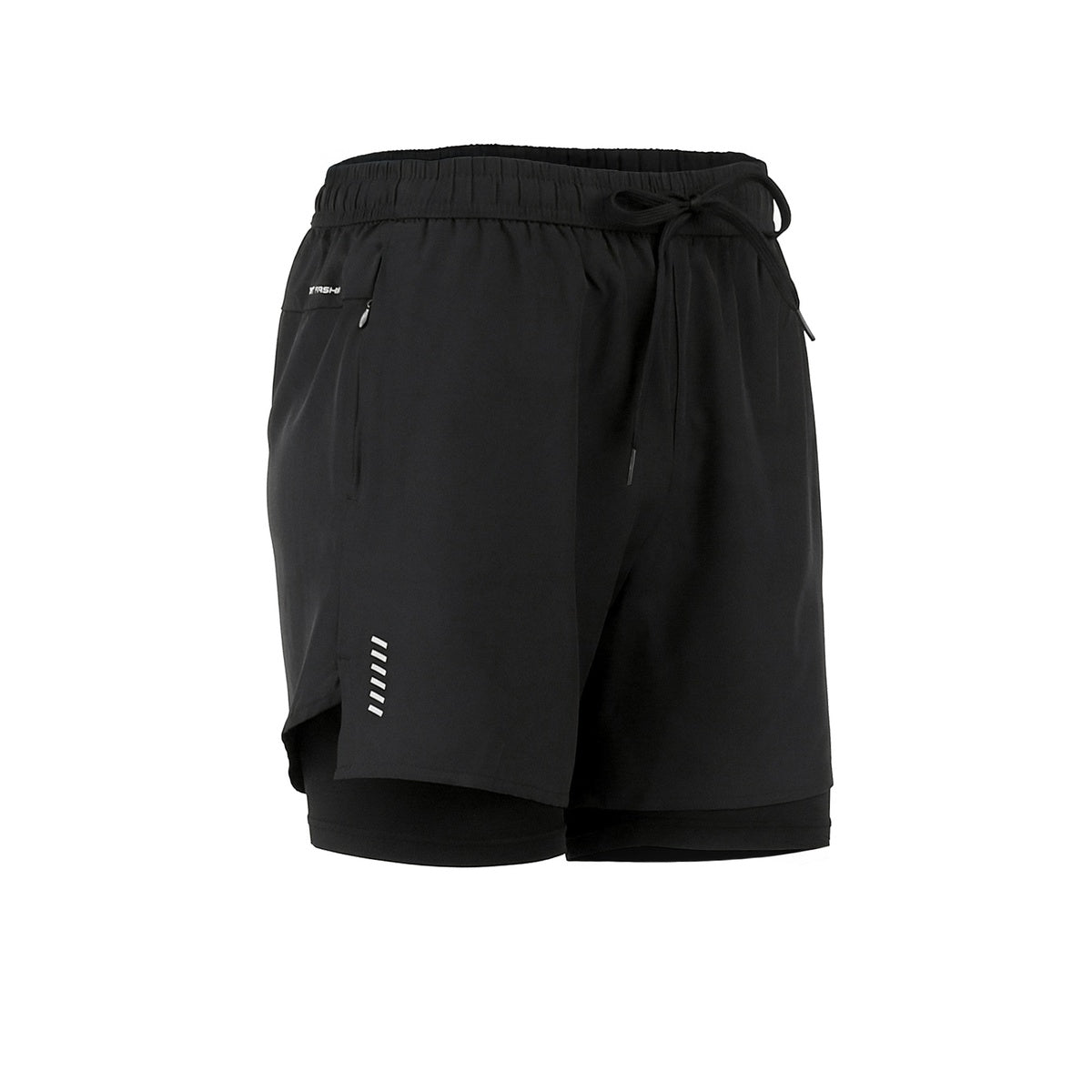 Short Con Calza De Running Negro