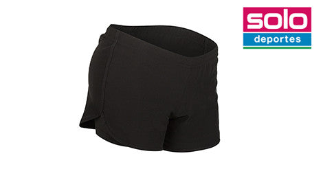Short Con Calza Folau De Entrenamiento Mujer Gris
