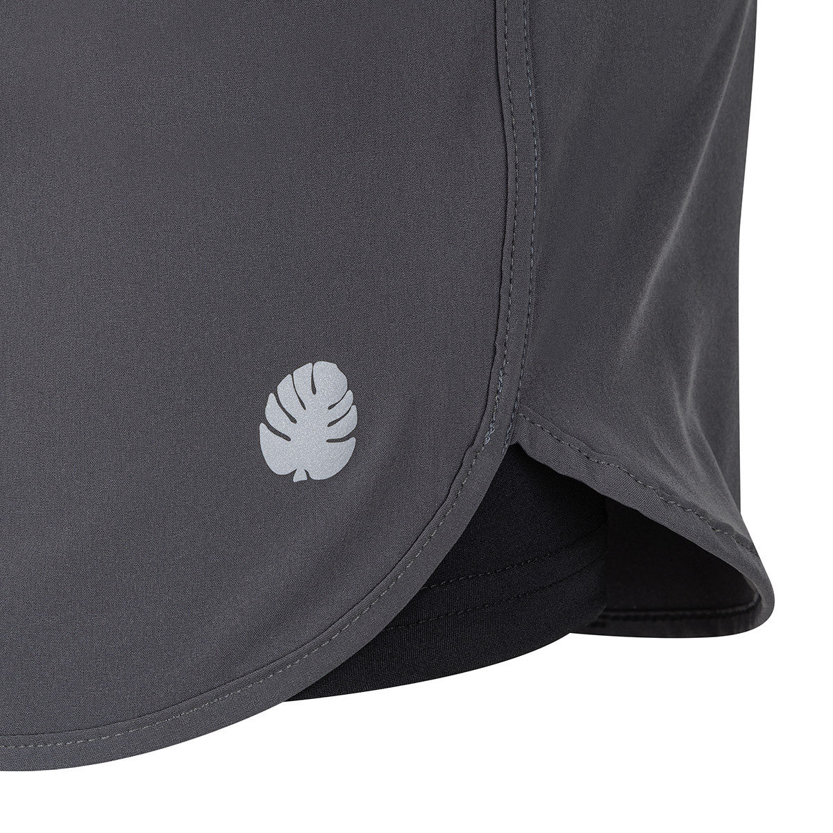 Short Con Calza Folau De Entrenamiento Mujer Gris