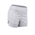 Short Con Calza Topper De Entrenamiento Core Mujer Gris