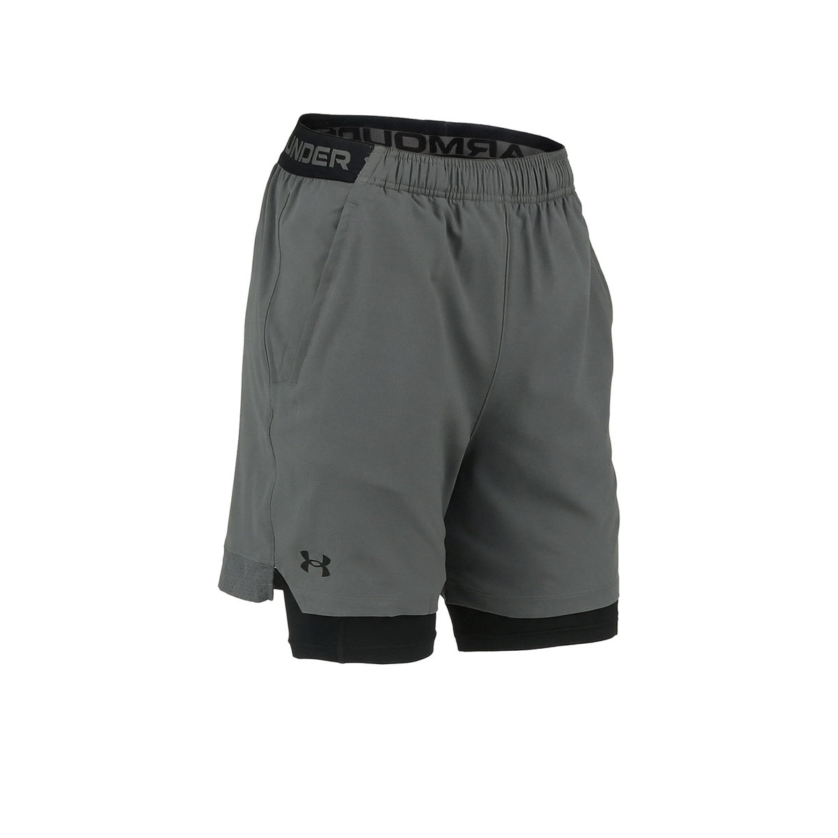Short Con Calza Under Armour De Running Vanish Gris