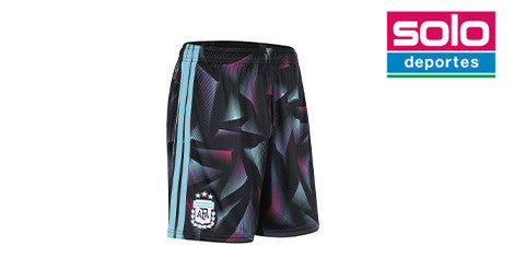 Short De Argentina Adidas Arquero Oficial Negro
