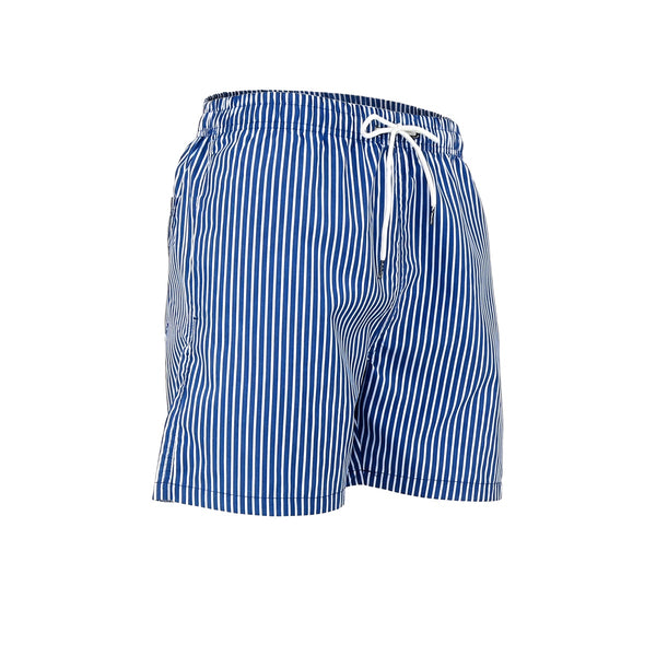 Short De Baño Print Azul