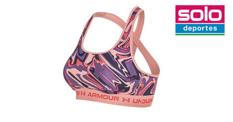 Top Under Armour Entrenamiento Mid Printed Mujer Rosa