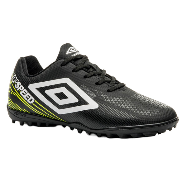 Botines De Futbol Umbro Adamant Top Speed TF Niño Niña Negro