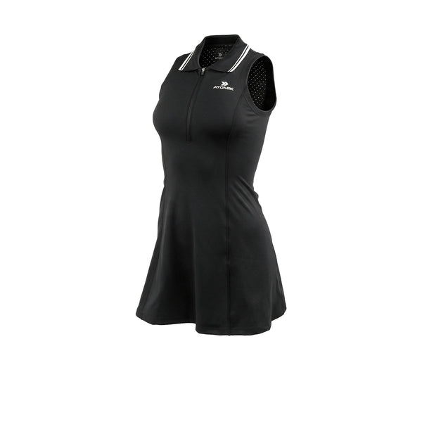 Vestido Atomik De Tenis Field Mujer Negro