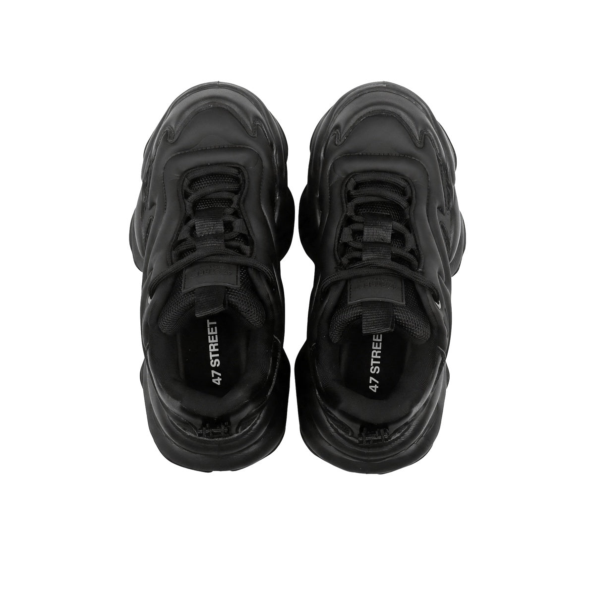 Zapatillas 47 Street Stride Mujer Negra