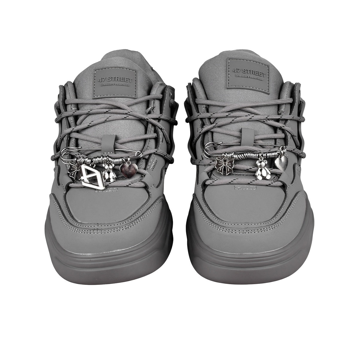 Zapatillas 47 Street Struck Mujer Gris