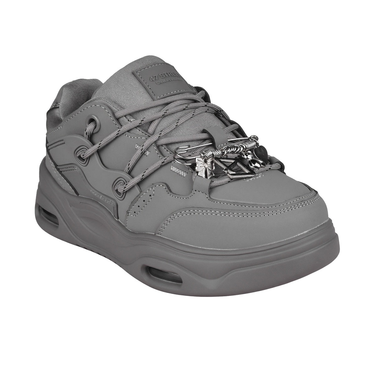 Zapatillas 47 Street Struck Mujer Gris