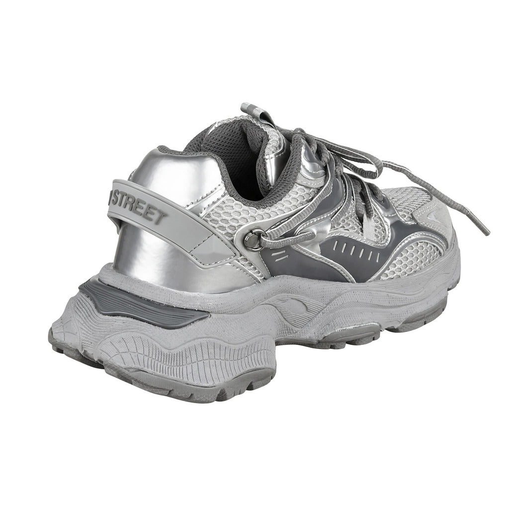 Zapatillas 47 Street Tempest Mujer Gris