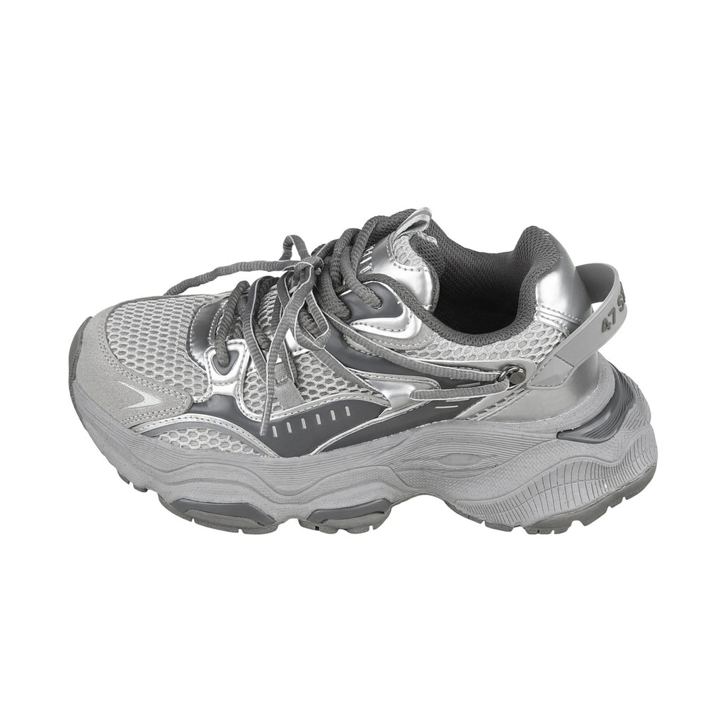 Zapatillas 47 Street Tempest Mujer Gris