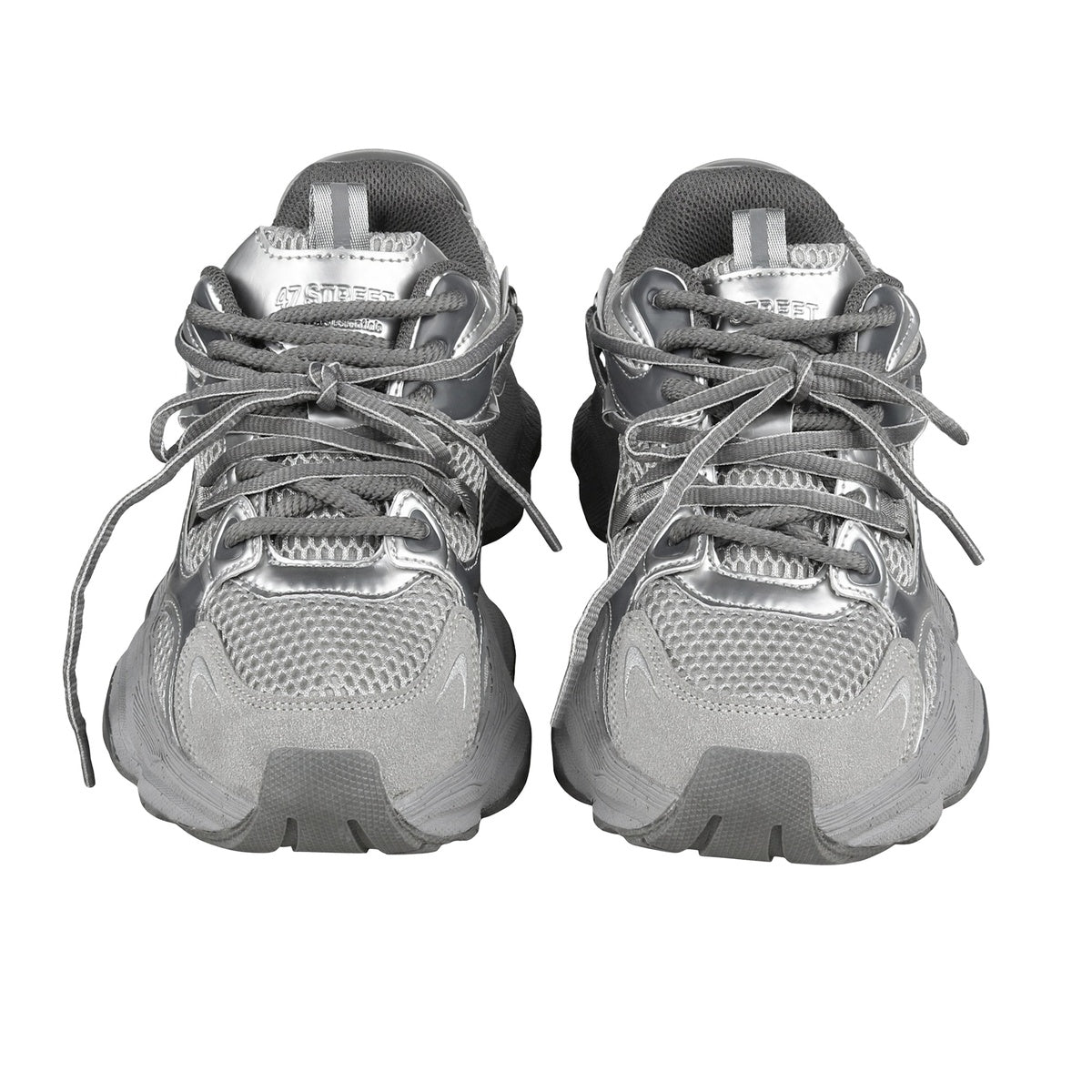 Zapatillas 47 Street Tempest Mujer Gris