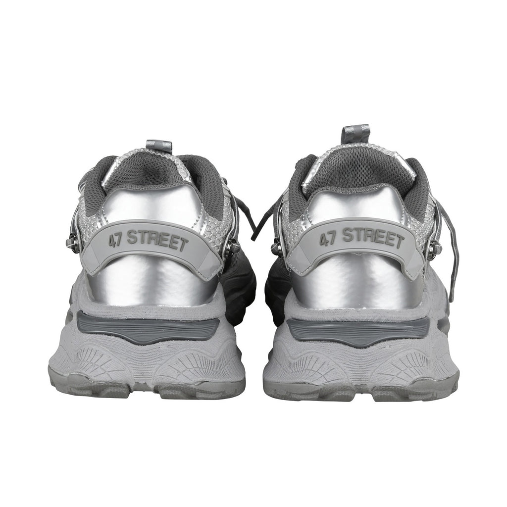 Zapatillas 47 Street Tempest Mujer Gris