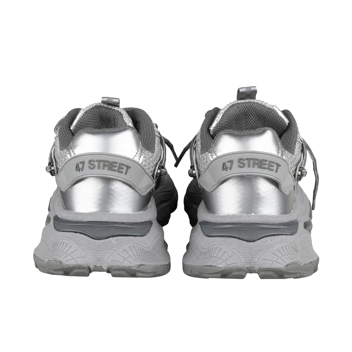 Zapatillas 47 Street Tempest Mujer Gris