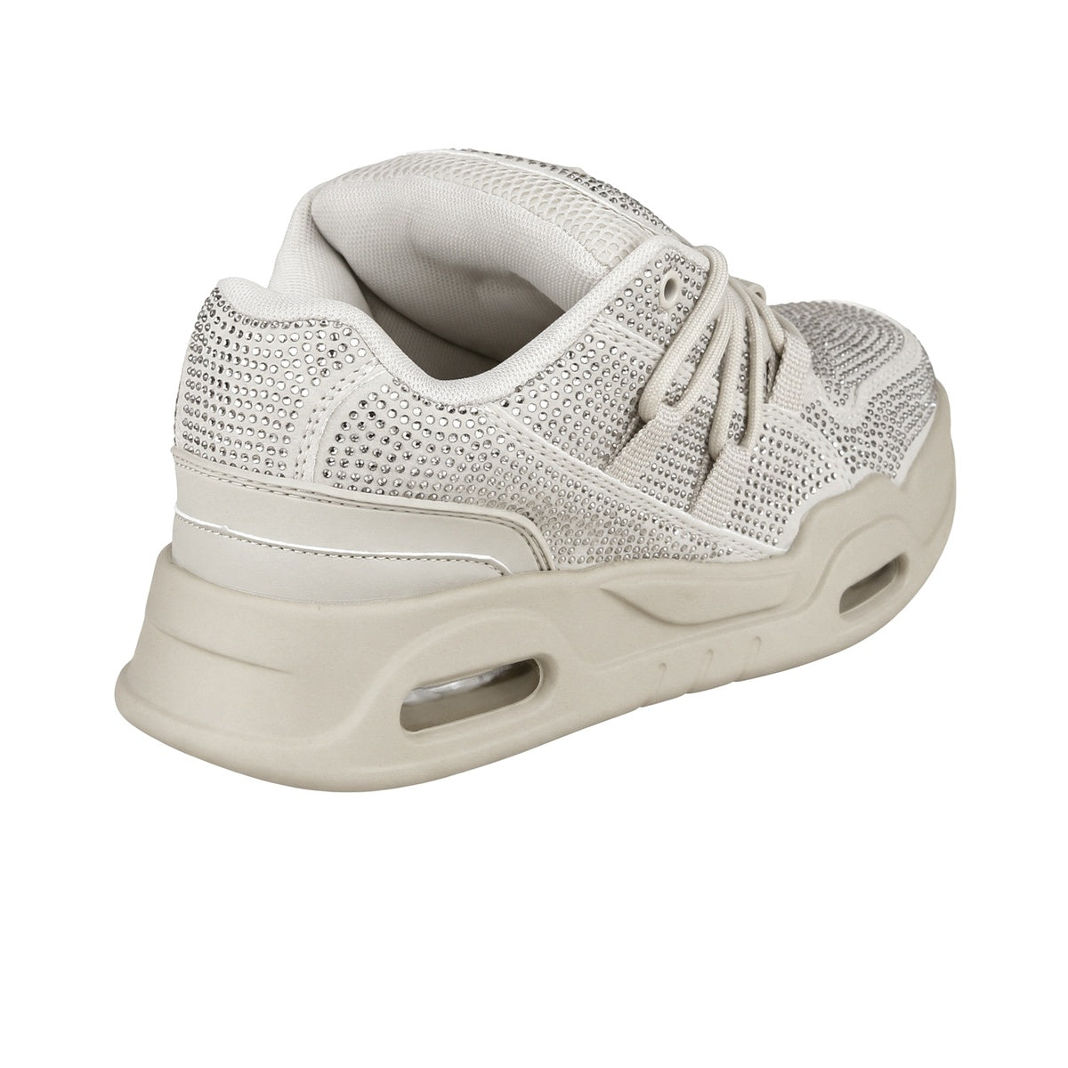 Zapatillas 47 Street Thrash Shine Mujer Gris