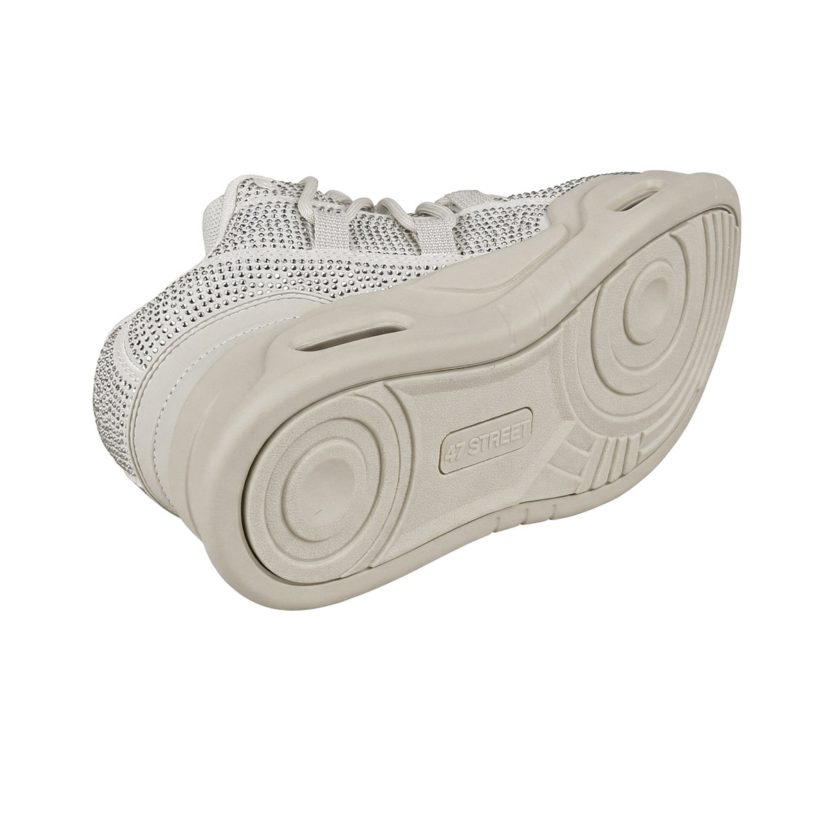 Zapatillas 47 Street Thrash Shine Mujer Gris