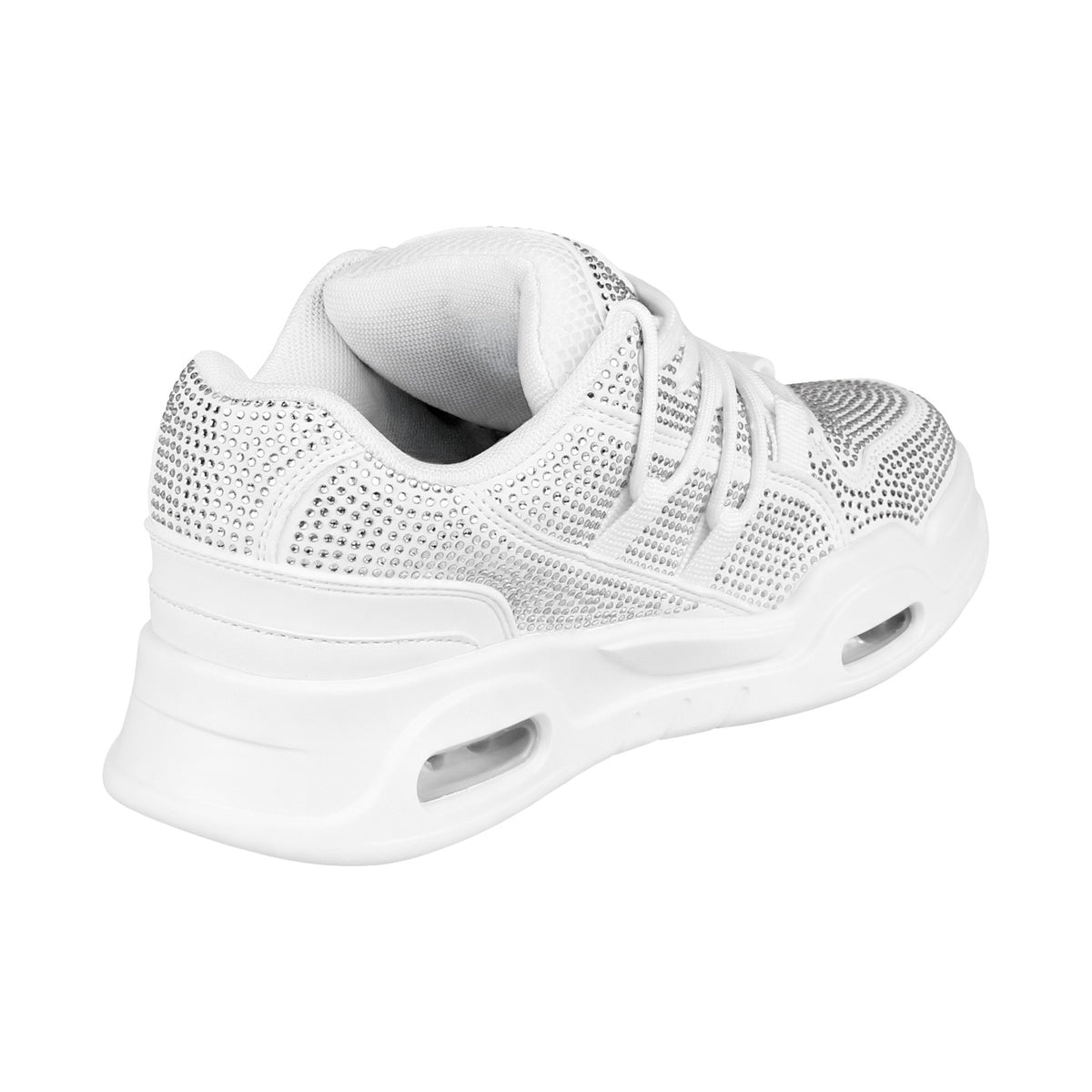 Zapatillas 47 Street Thrash Shine Mujer Blanca