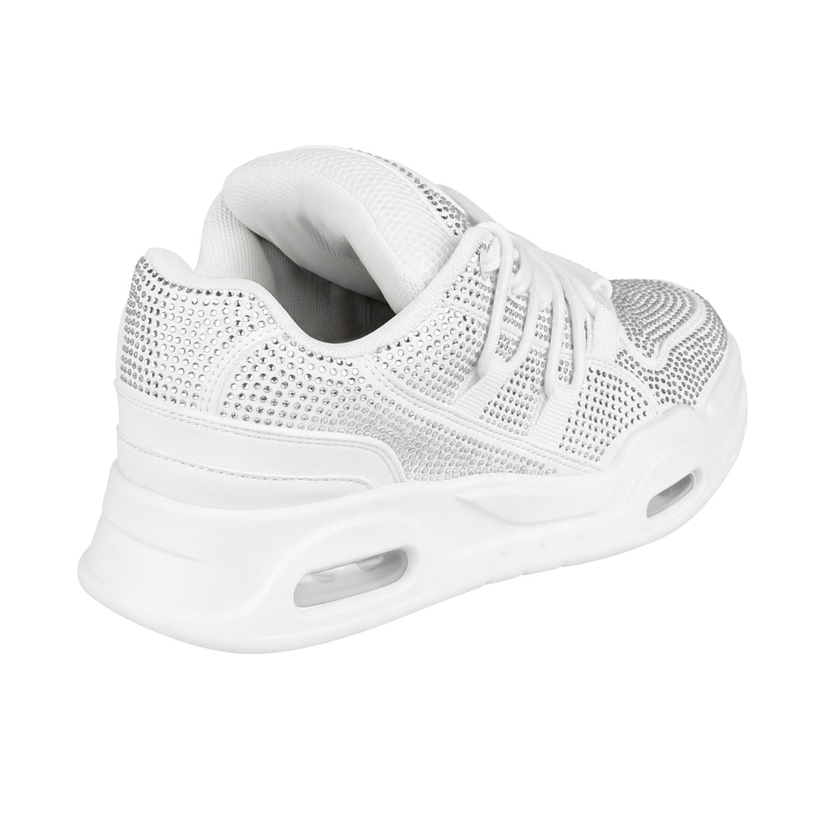 Zapatillas 47 Street Thrash Shine Mujer Blanca