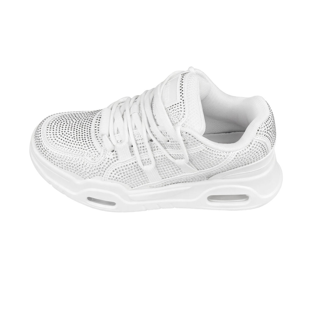 Zapatillas 47 Street Thrash Shine Mujer Blanca