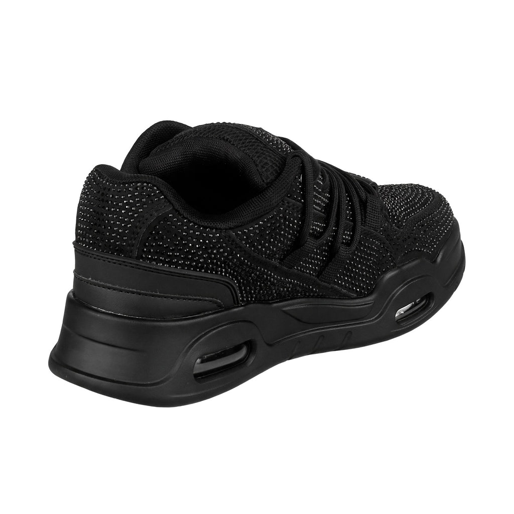 Zapatillas 47 Street Thrash Shine Mujer Negra