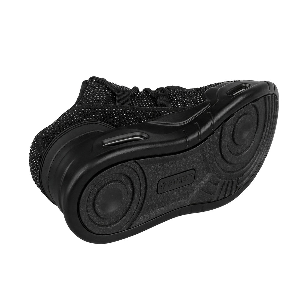 Zapatillas 47 Street Thrash Shine Mujer Negra