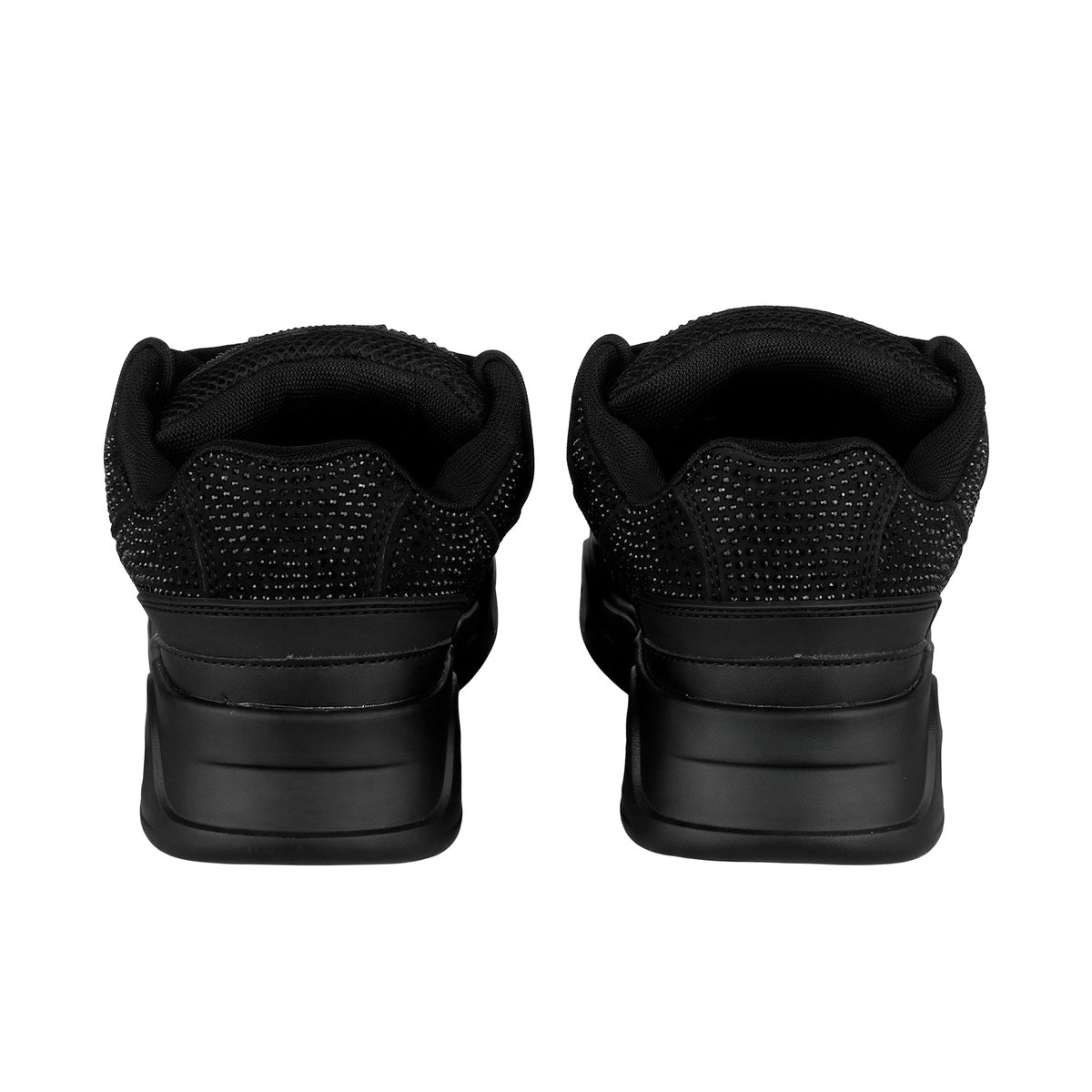 Zapatillas 47 Street Thrash Shine Mujer Negra