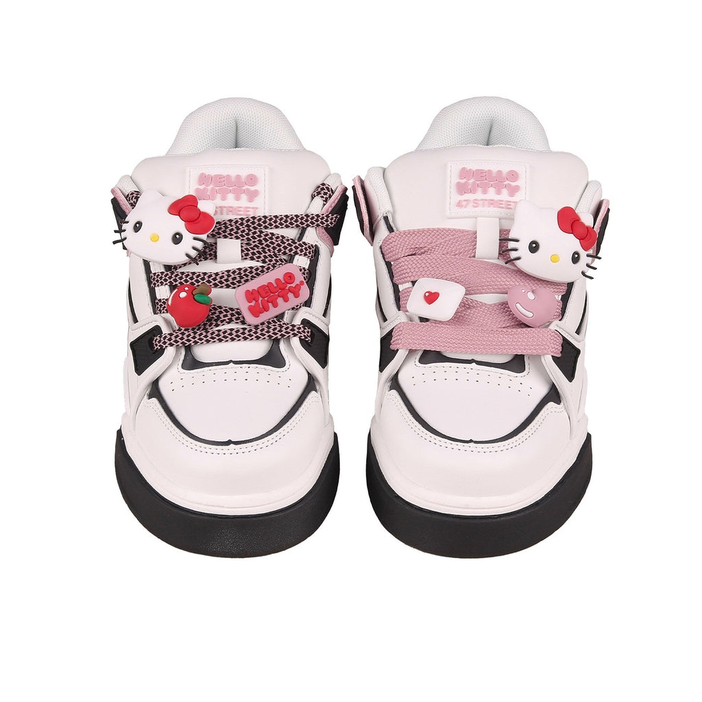 Zapatillas 47 Street X Hello Kitty Balloon Mujer Blanca