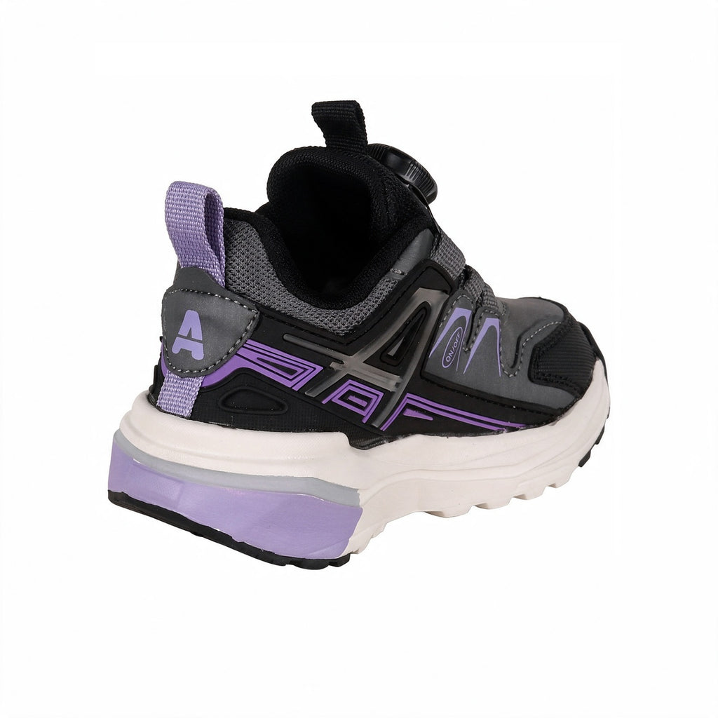 Zapatillas Con Luces Addnice Deportiva Neon Cricket Niña Gris