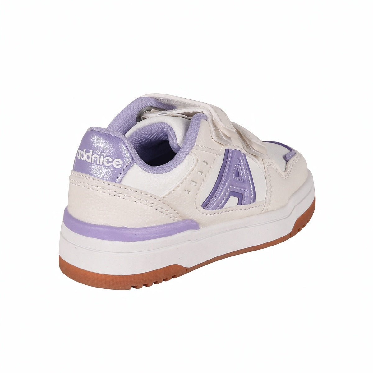 Zapatillas Addnice Skate Max Velcro Niña Blanca