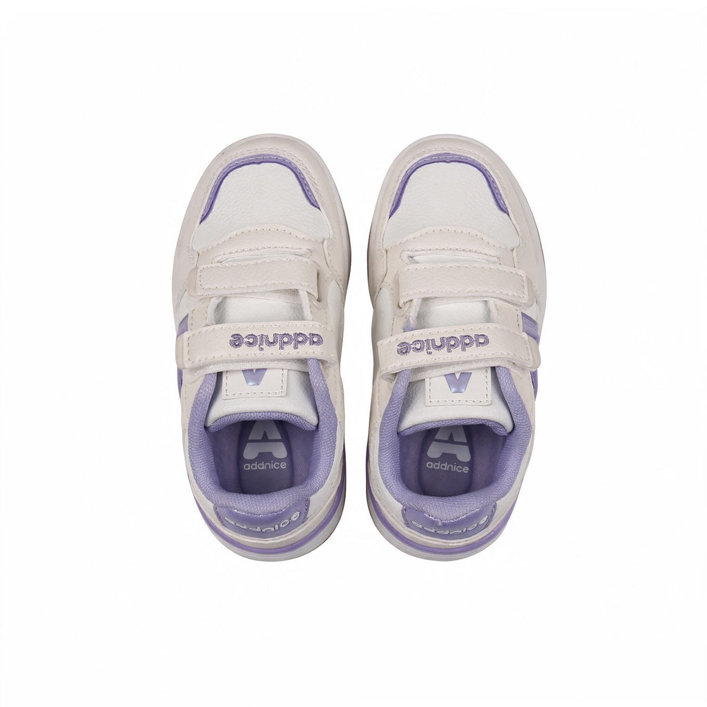 Zapatillas Addnice Skate Max Velcro Niña Blanca