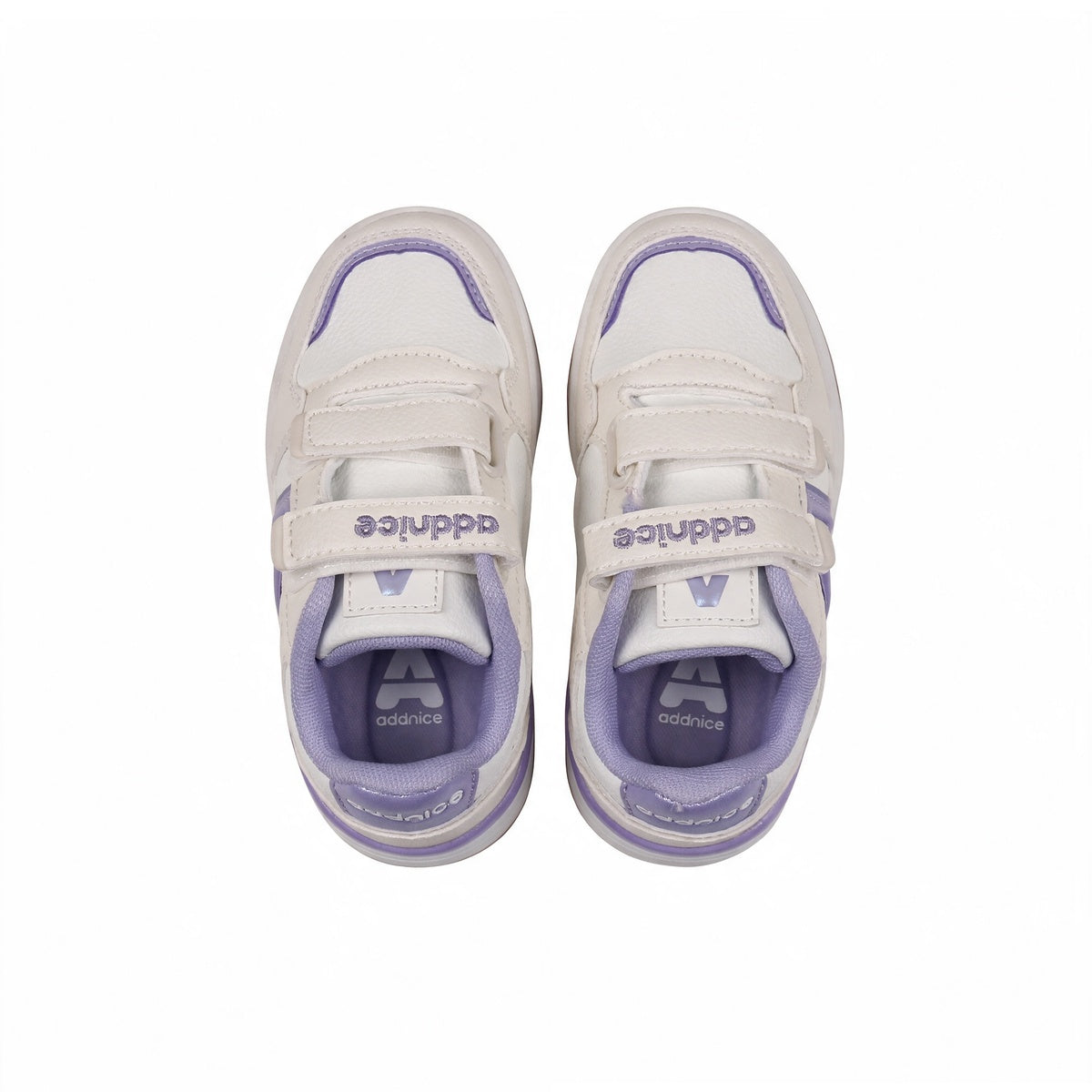 Zapatillas Addnice Skate Max Velcro Niña Blanca