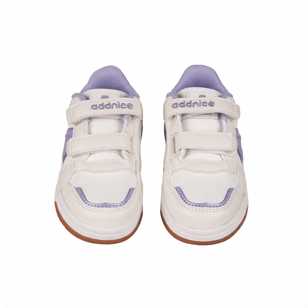 Zapatillas Addnice Skate Max Velcro Niña Blanca