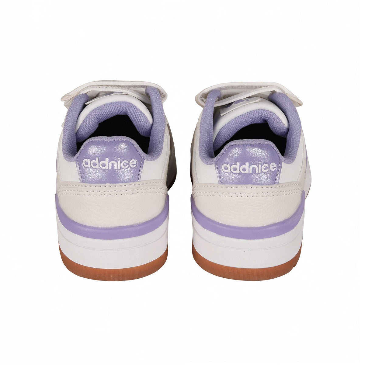 Zapatillas Addnice Skate Max Velcro Niña Blanca