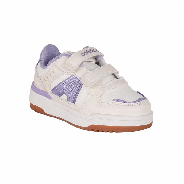 Zapatillas Addnice Skate Max Velcro Niña Blanca