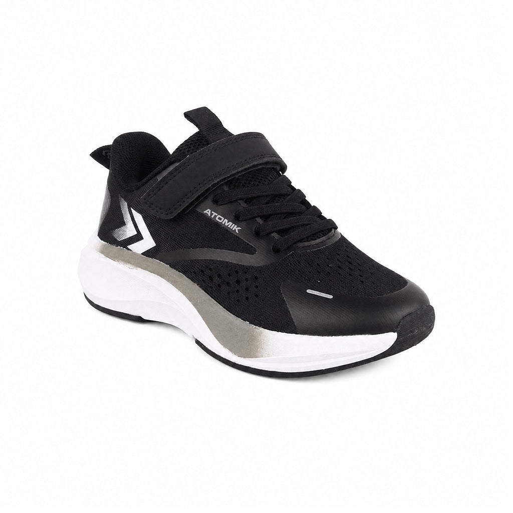Zapatillas Atomik Jumphigh Niño Niña Negra