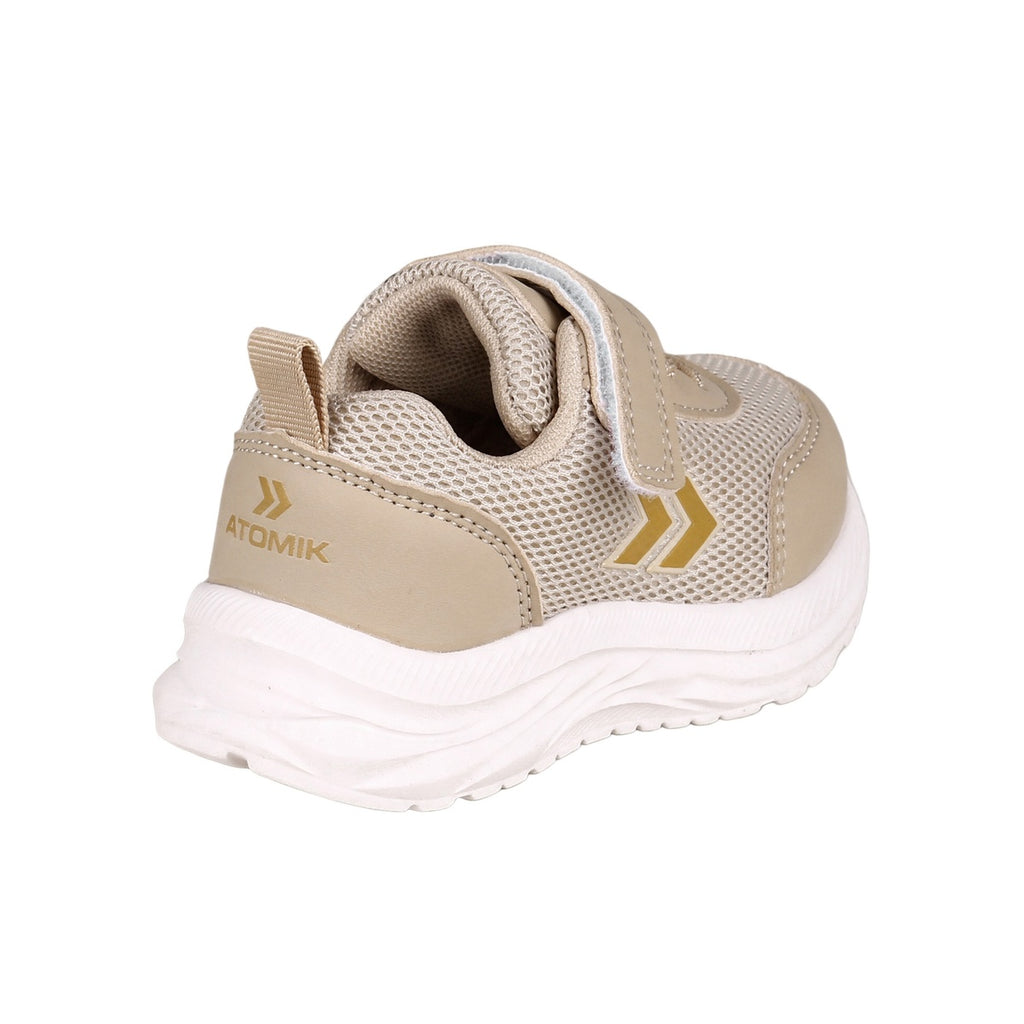 Zapatillas Atomik Lush Velcro Bebe Beige