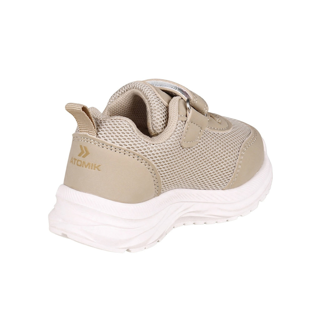 Zapatillas Atomik Lush Velcro Bebe Beige