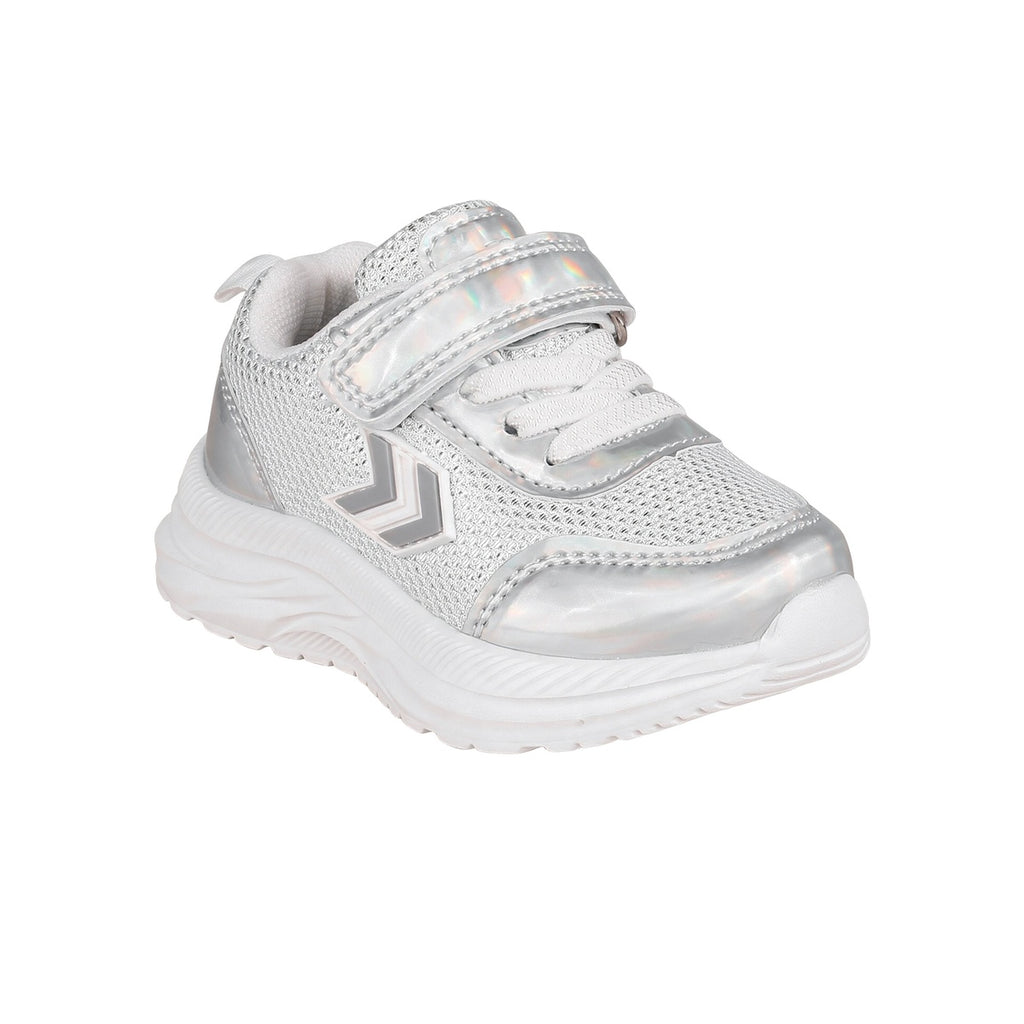 Zapatillas Atomik Lush Velcro Bebe Plateada