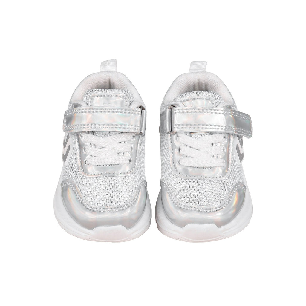 Zapatillas Atomik Lush Velcro Bebe Plateada