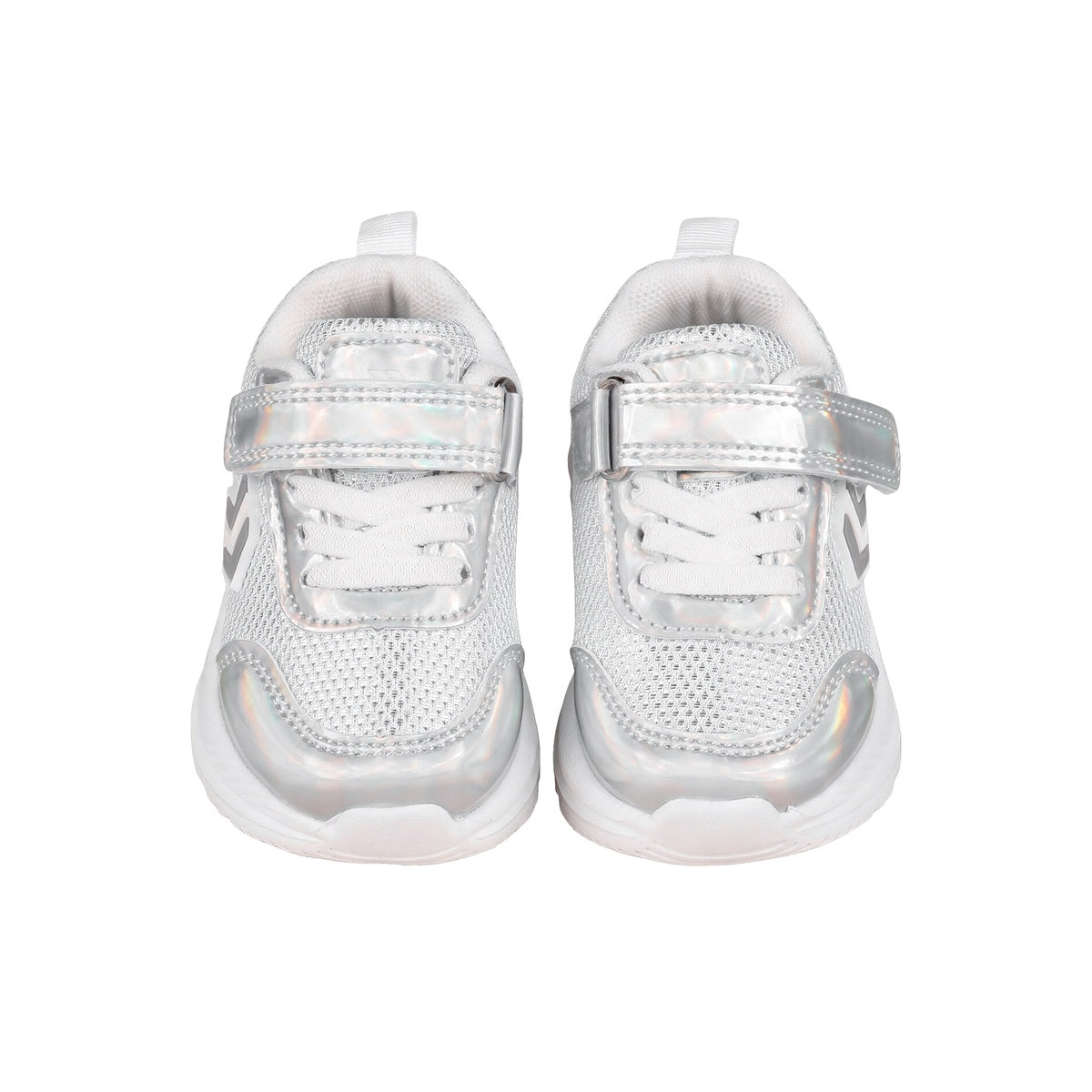 Zapatillas Atomik Lush Velcro Bebe Plateada