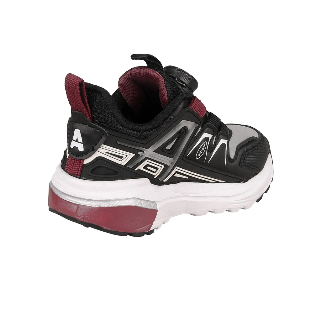 Zapatillas Con Luces Addnice Deportiva Neon Cricket Niño Niña Negra